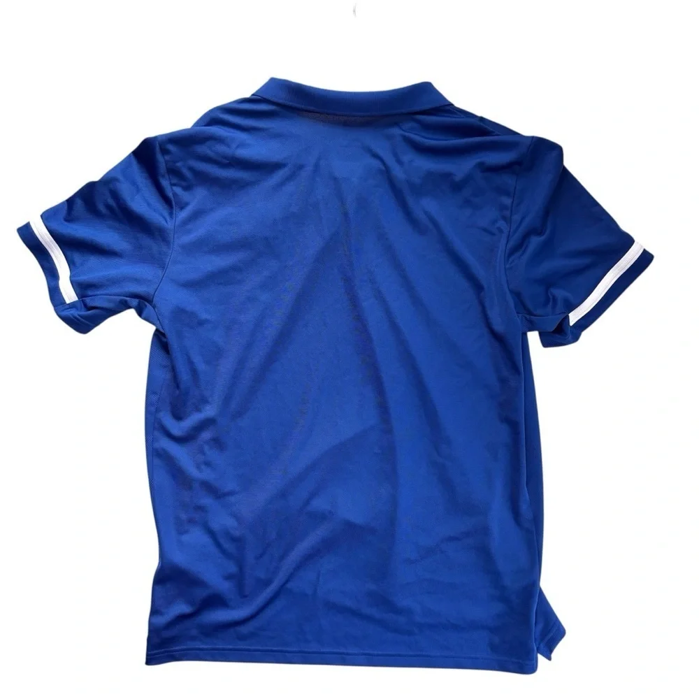 Adidas Kansas Jayhawks Men's XL Blue Climacool Polo Shirt NCAA Fan Gear